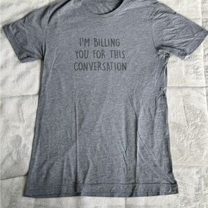 ⚠️Graphic Gray T-Shirt with Text⚠️